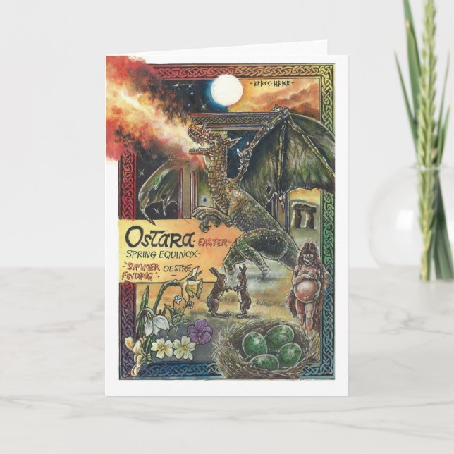 Carte d'Ostara (Pâques) (Devant)