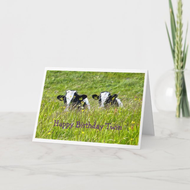 Carte double anniversaire (Devant)