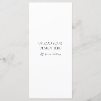 Carte double face semi-brillant 4 x 9 pouces