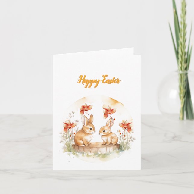 Carte double pour fêtes annuelles (Devant)