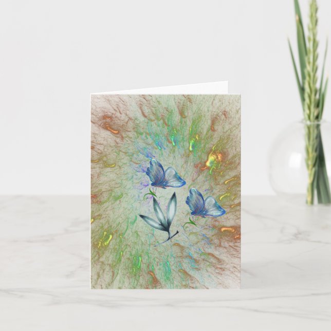 Carte double pour fêtes annuelles (Devant)