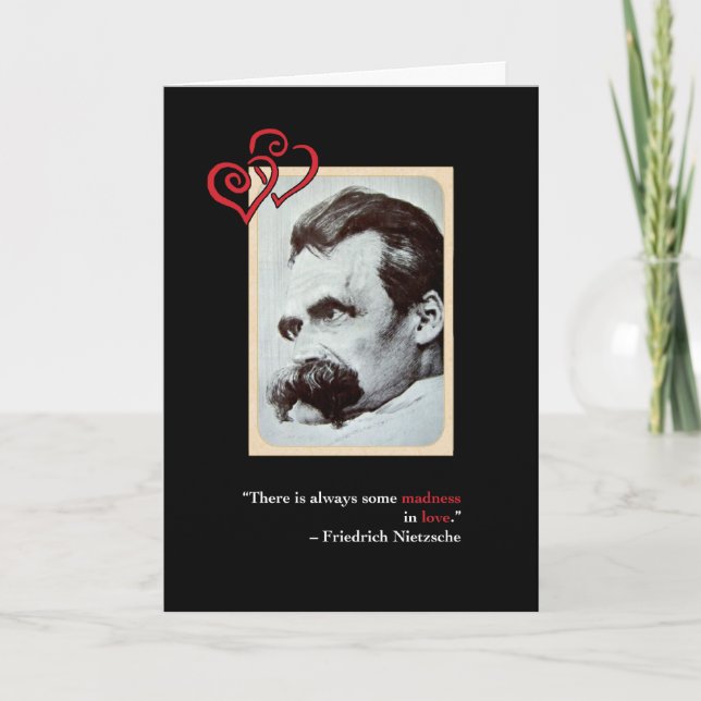Carte douce #3 de Saint-Valentin de Nietzsche (Devant)