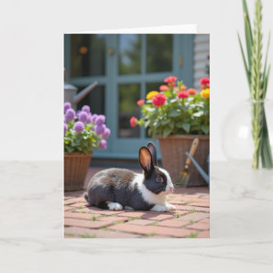 Carte Douce Mère Lapin