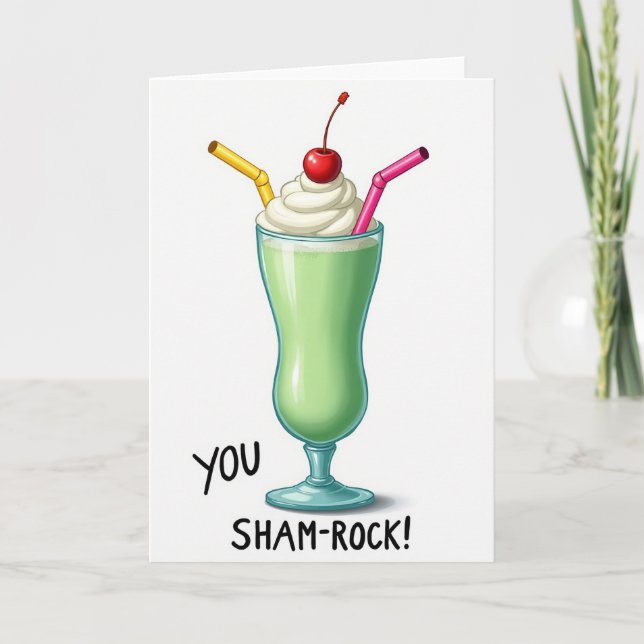 Carte douce Shamrock Shake (Devant)