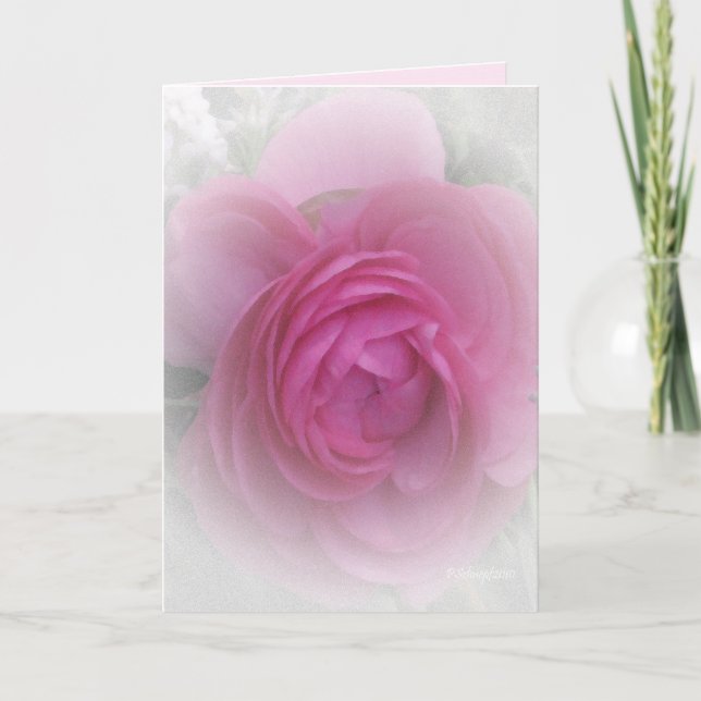 Carte Doucement rose (Devant)
