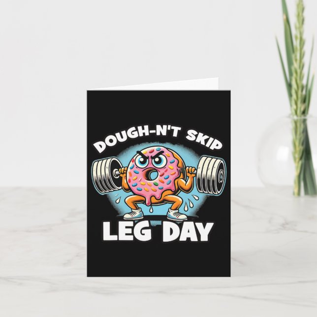 Carte Dough’n’Skip Leg Day (Devant)