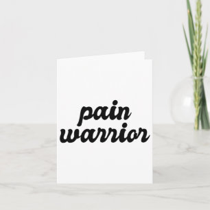 Carte Douleur Guerrier Crps Mois de sensibilisation Mala