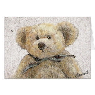 Carte d'ours en peluche Carroll