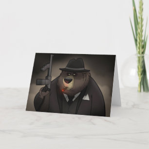 Carte d'ours Gangster