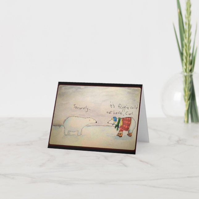 Carte d'ours polaire (Devant)