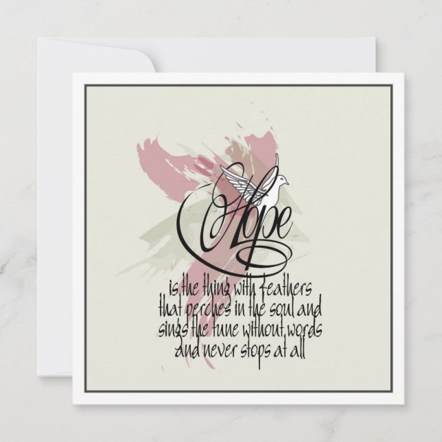 Carte Dove Of Hope (Devant)