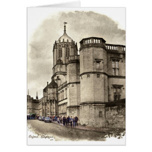 Carte d'Oxford, Angleterre