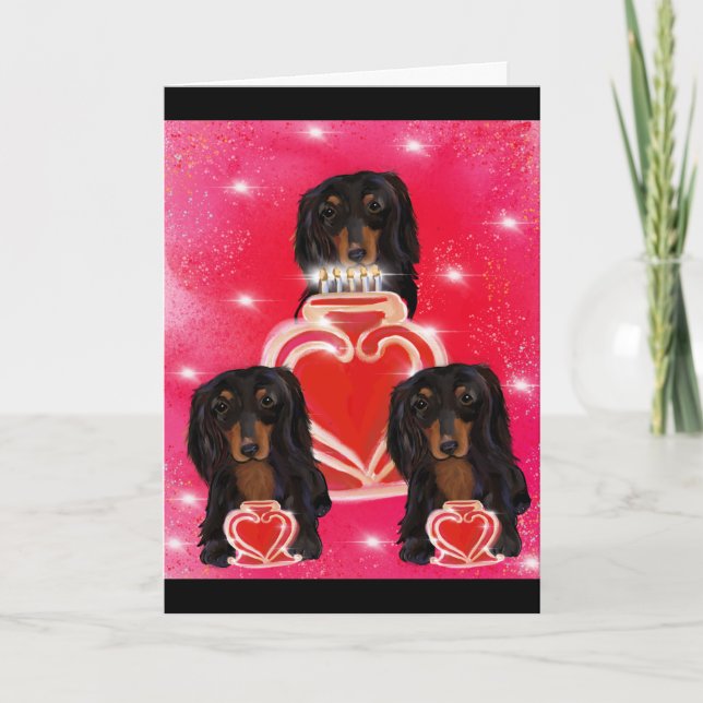 Carte Doxie Saint-Valentin (Devant)