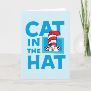 Carte Dr Seuss   Chat dans le logo du Casquette