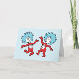 Carte Dr. Seuss Chose 1 et Chose 2 Personnage