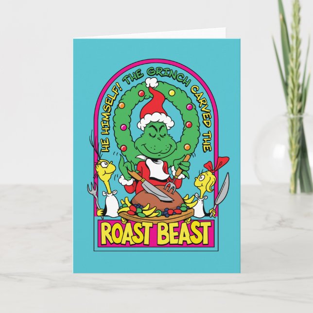 Carte Dr Seuss | Graphique de la bête rôtie (Devant)