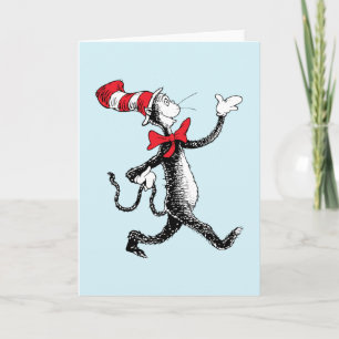 Carte Dr. Seuss   Le Chat Chapeauté défile sur le podium