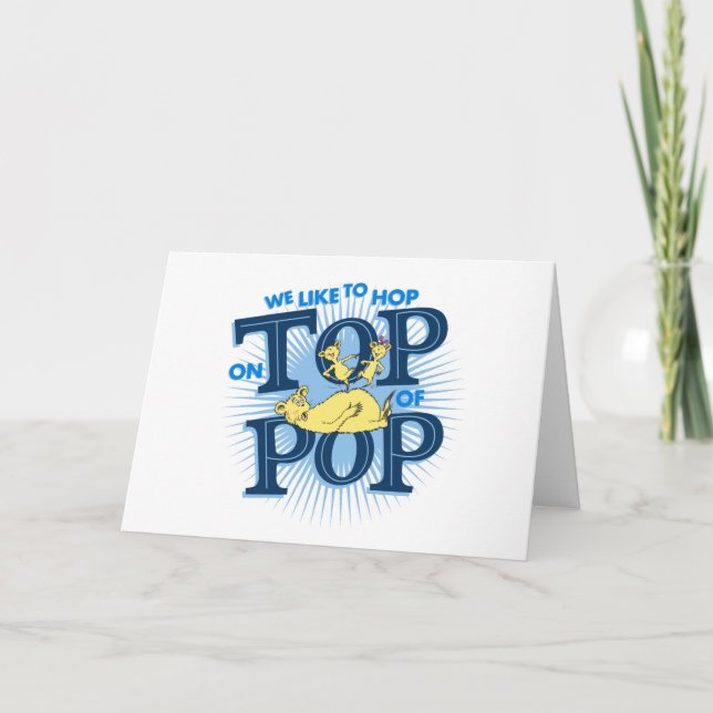 Carte Dr. Seuss | Nous aimons sauter sur Pop (Devant)