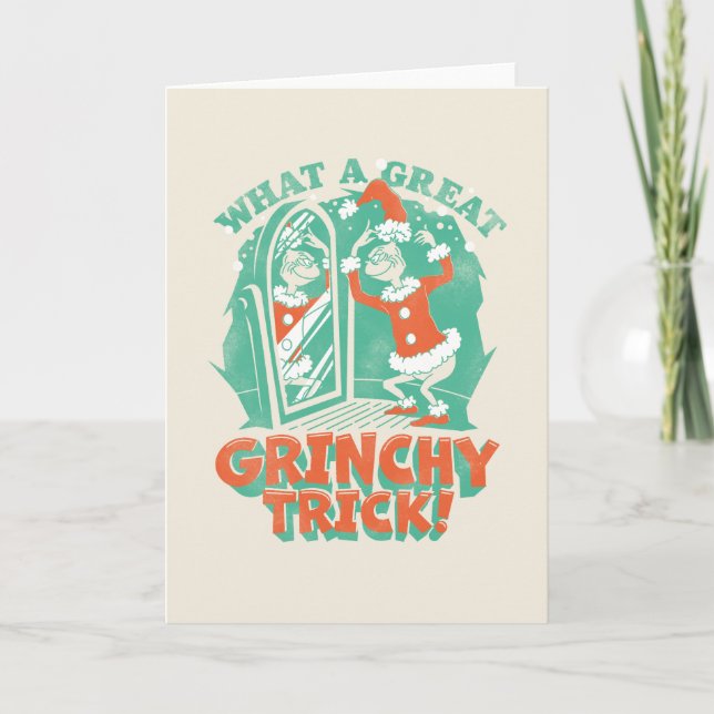 Carte Dr. Seuss | Quelle astuce de Grinch ! (Devant)
