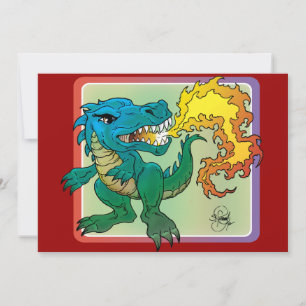 Carte Dragon Art inspiré par Little t par Scott Rosema