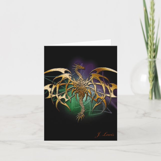 Carte Dragon bronzé (Devant)