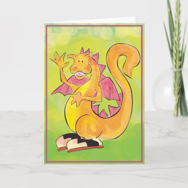 Carte Dragon dans Saddleshoes (Devant)