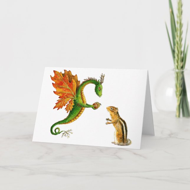 Carte Dragon de chêne (Devant)