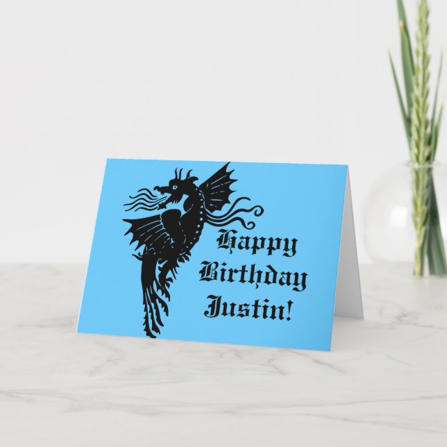 Carte Dragon de respiration incendie (Devant)