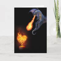 Dragon Fire Respiration Coeur Amour