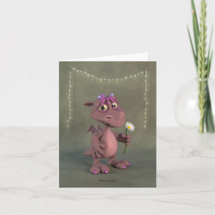 Carte Dragon rose