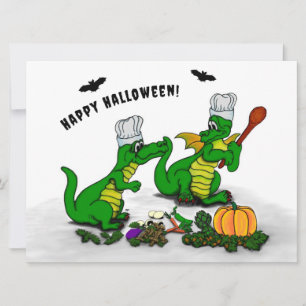 Carte Dragons - Joyeux Halloween ! Aujourd'hui je vais c