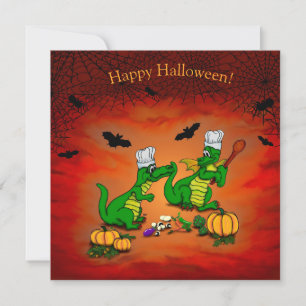 Carte Dragons - Joyeux Halloween ! Aujourd'hui je vais c