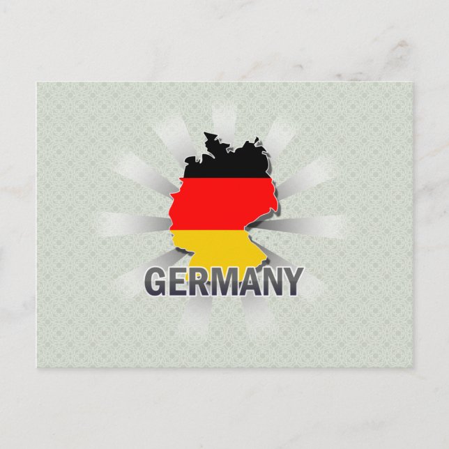 Carte Drapeau Allemagne 2.0 (Devant)