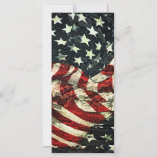 Carte Drapeau américain Camoflouge par Shirley Taylor