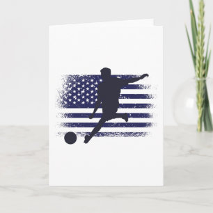 Carte Drapeau américain du maillot de football américain