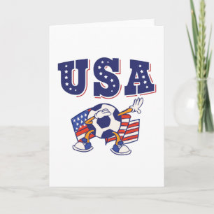 Carte Drapeau américain du maillot de football américain