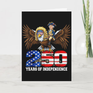 Carte Drapeau américain Eagle Vintage 250 ans 177 4 juil