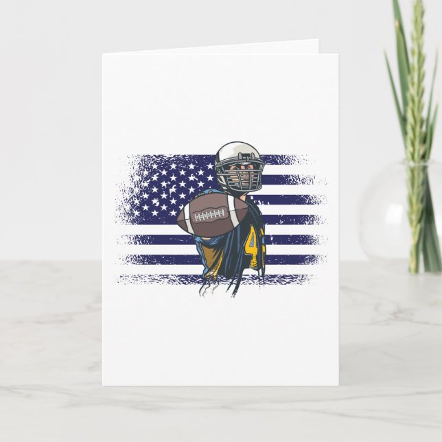 Carte Drapeau américain Fan Jersey Shirt USA (Devant)