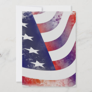 Carte Drapeau américain Grunge