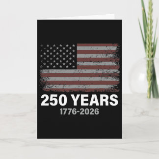 Carte Drapeau Américain Vintage 250 Ans 1776-2026 250e B