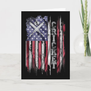 Carte Drapeau américain vintage Usa silhouette de joueur
