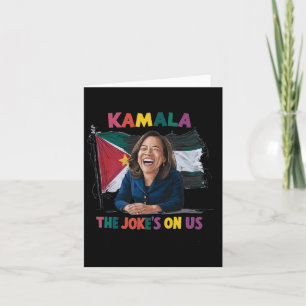 Carte Drapeau Anti Kamala Harris Palestine