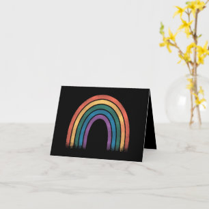 Carte Drapeau arc-en-ciel LGBTQ Fierté gay Sensibilisati