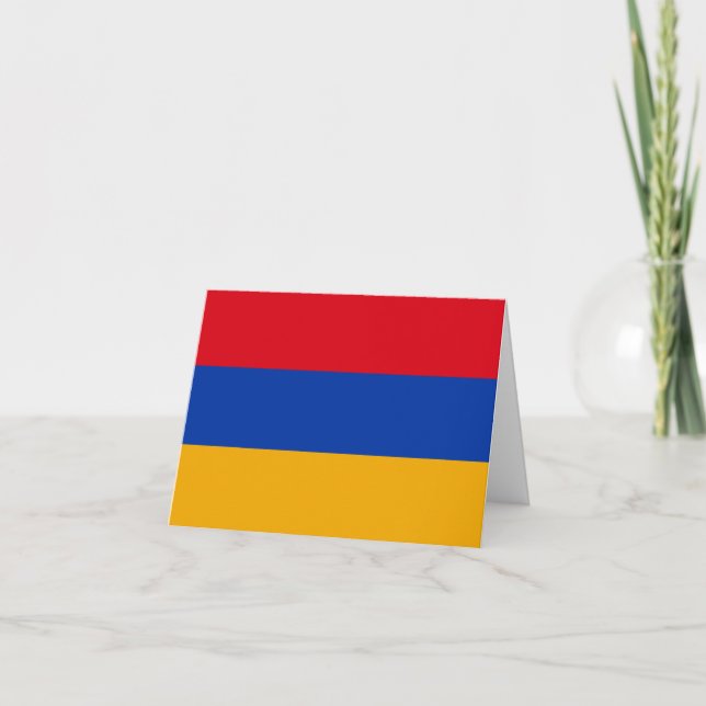 Carte Drapeau arménien (Devant)