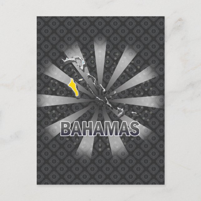 Carte Drapeau Bahamas 2.0 (Devant)