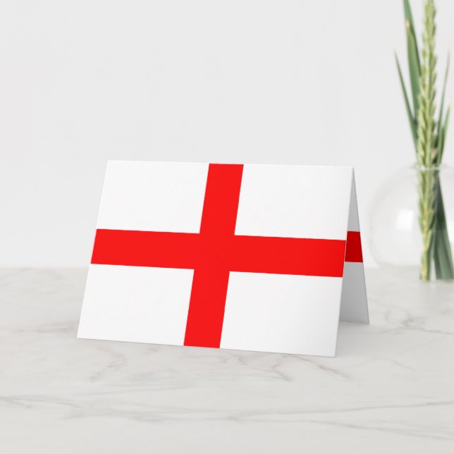 Carte Drapeau d'Angleterre de Saint George (Devant)