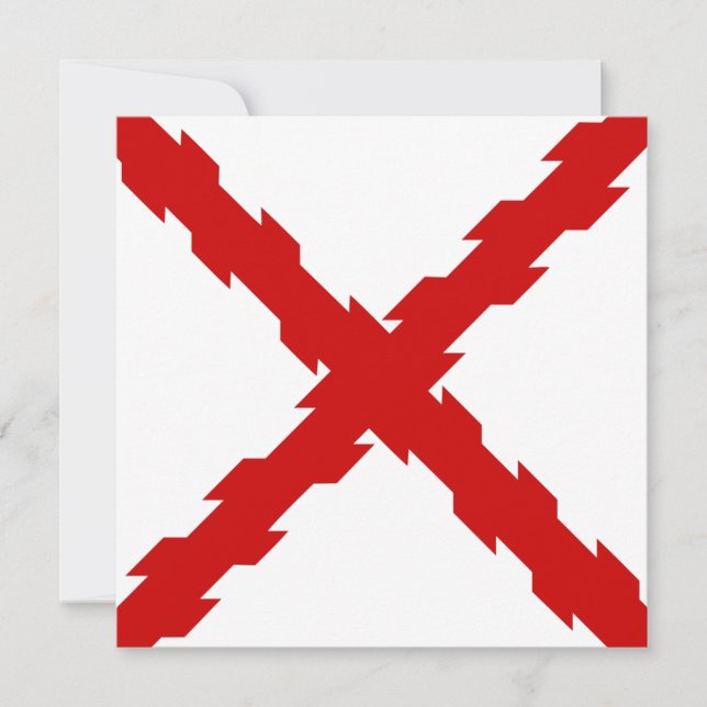 Carte Drapeau de Bourgogne (Devant)