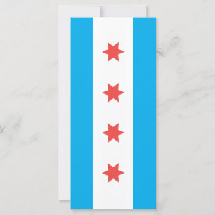 Carte Drapeau de Chicago