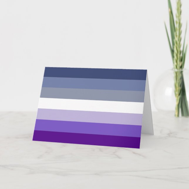 Carte Drapeau de fierté lesbienne Butch (Devant)
