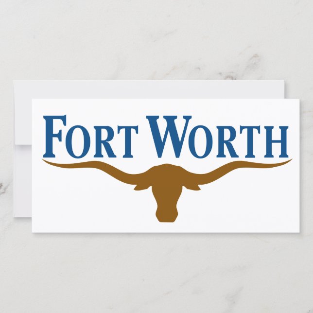 Carte Drapeau de Fort Worth (Texas) (Devant)